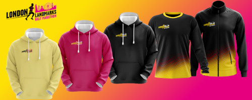 The London Landmark Half Marathon merchandise range