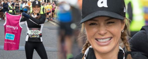 Amanda Holden at the London Landmarks Half Marathon 2019