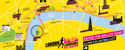 LLHM 2020 route map from Fundraising UK article