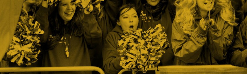 Charity cheer station