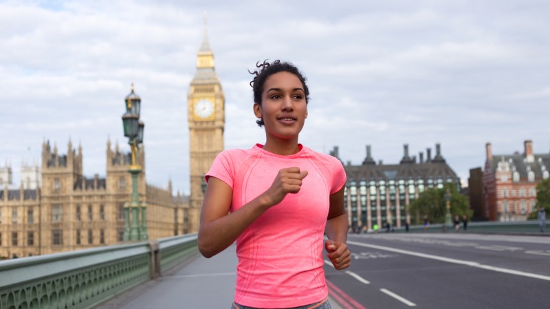 Runner with Big Ben
